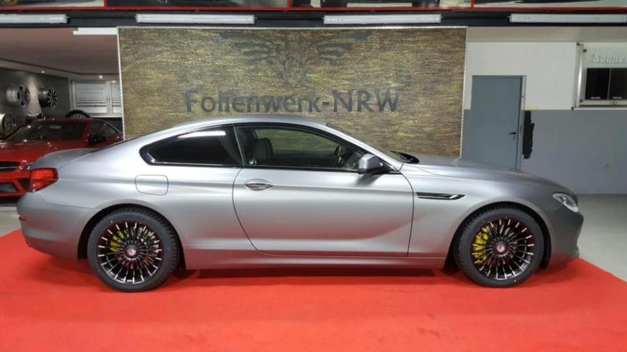  BMW M6 Coupe Matte Grey by Folienwerk-NRW 2016 года  (фото 5 из 5)